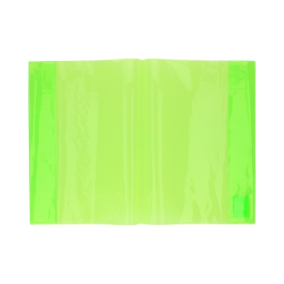 Okładka na zeszyt A4/PVC neon zielona Biurfol - 10szt.