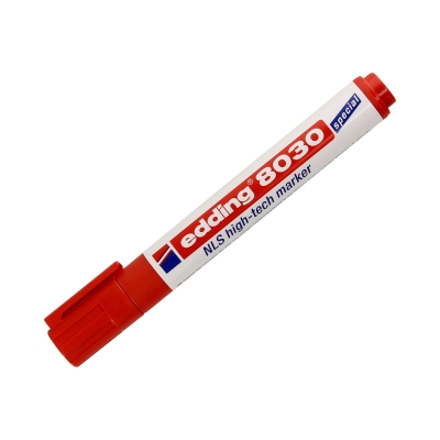 Marker permanentny 1.5-3.00mm czerwony NLS Edding 8030