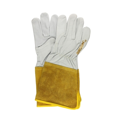 Rękawice spawalnicze 4TIG biało-żółte 10 Ardon (2)
