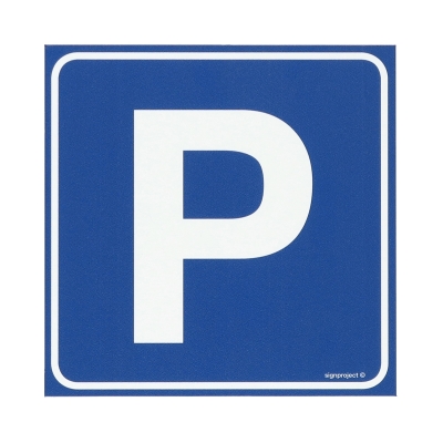 Znak Parking 100x100 PN RA117