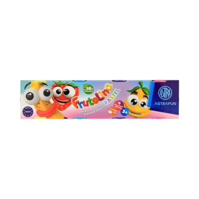 Masa plastyczna 4x100g Frutolina Fun pastel Astra 336122013