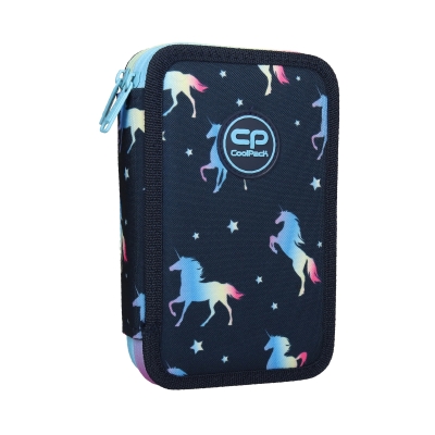 Piórnik podwójny z wyposażeniem Blue Unicorn CoolPack Jumper/2 F066670