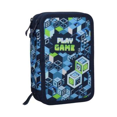 Piórnik z wyposażeniem potrójny AC31 Jumbo Game Astrabag