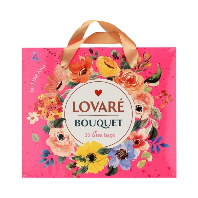 Herbata ekspresowa zestaw Bouquet Lovare 30t koperty