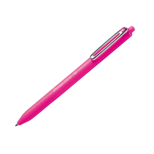 Długopis automatyczny 0.70mm różowy iZee Pentel BX467