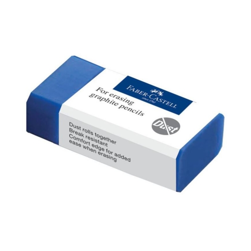 Gumka uniwersalna niebieska Dust-Free Faber-Castell FC187170