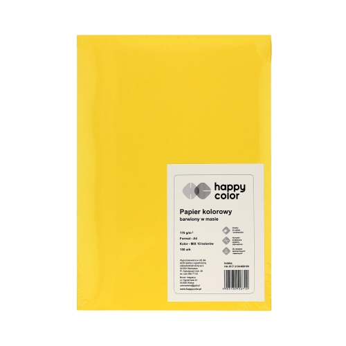 Karton kolor A4 10kol Happy Color (100)