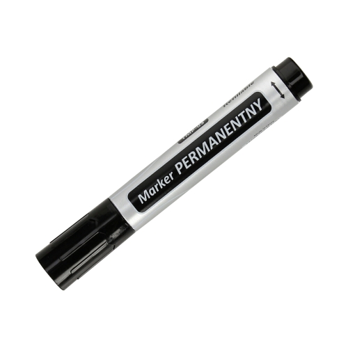 Marker permanentny 1.0-3.0mm czarny okrągły Taurus TMP-03
