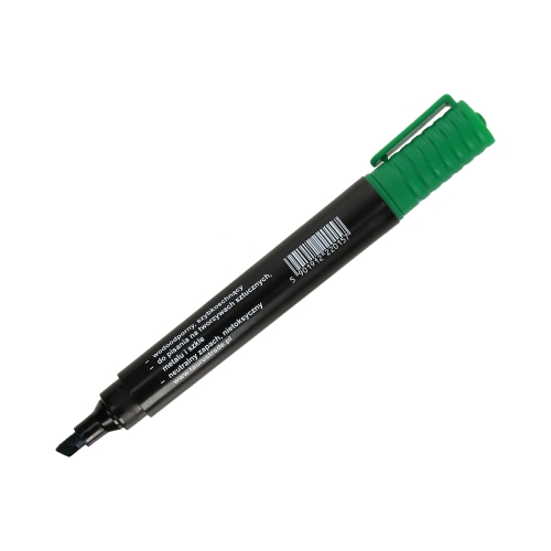 Marker permanentny 1.0-5.0mm zielony ścięty Taurus TMP-02