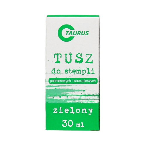 Tusz stemple 30ml zielony Taurus
