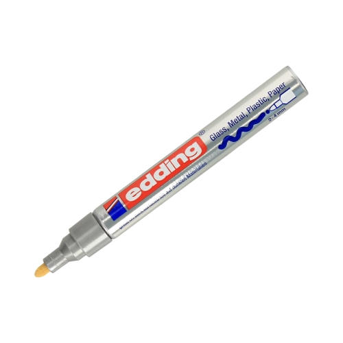 Marker olejowy 2.0-4.0mm srebrny połysk okrągły Edding 750