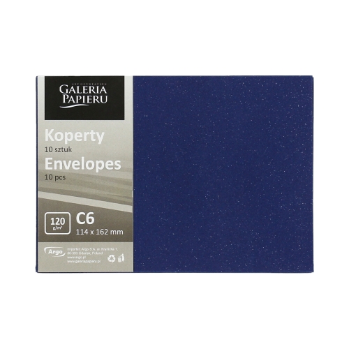 Koperty C6 granatowe Mika 120g (10)