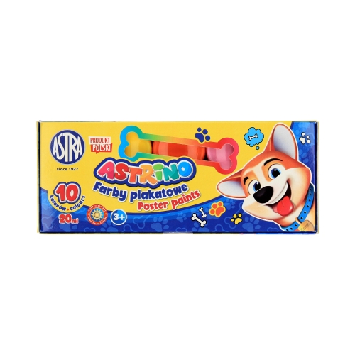 Farba plakatowa 10kol 20ml Astrino Astra 301221003