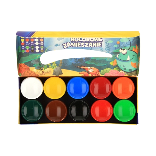 Farba plakatowa 10kol 20ml Astra 301123044