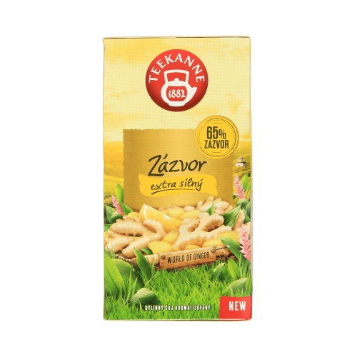 Herbata ekspresowa ziołowa Ginger Ekstra Strong Teekanne 20t kopert