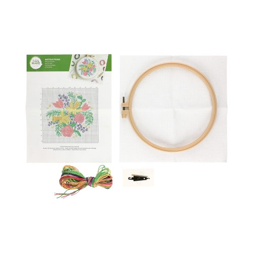 Zestaw haft krzyżykowy Bukiet duży