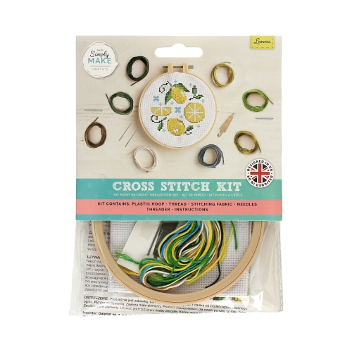 Zestaw haft krzyżykowy Cytryny