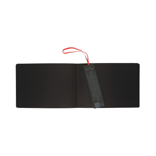 Szkicownik 245x176/18ark z gumką SMLTArt  Authentic Black 165g