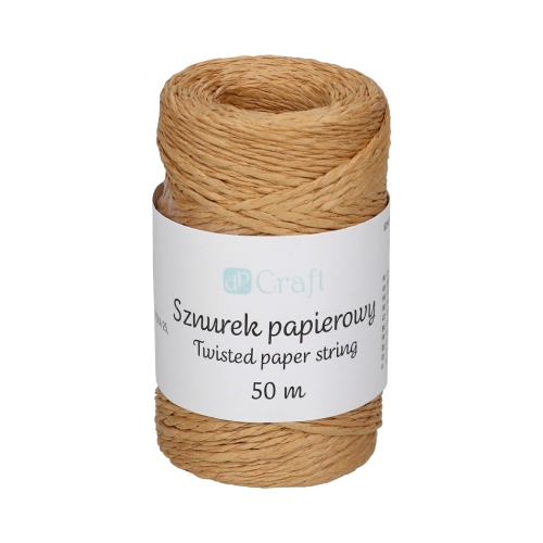 Sznurek papierowy 50m skręcany Kraft