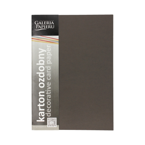 Karton wizytówkowy A4 275g Kraft czarny (20)