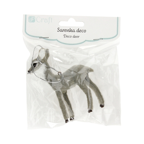 Sarenka zawieszka Deco popiel 10cm