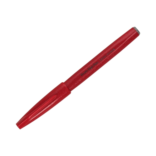 Pisak pędzelkowy czerwony Brush Sign Pen Pentel SES15