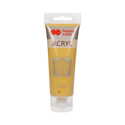 Farba akrylowa 75ml ochra Happy Color