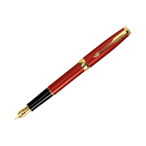 Pióro wieczne Parker Sonnet Red Lacquer GT 1931473 - stalówka F
