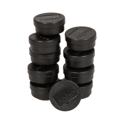 Magnes do tablic 13mm czarny Nobo  - 10szt.