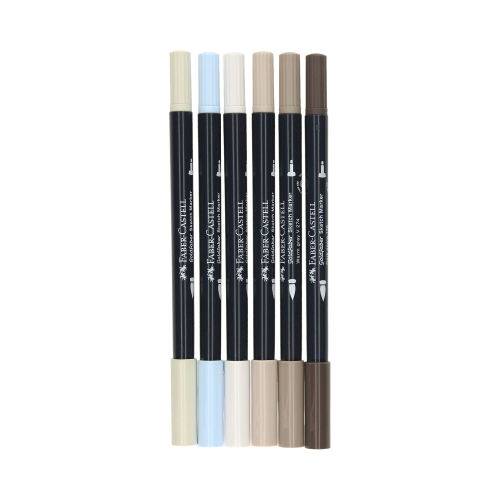 Pisaki dwustronne 6kol. Architect Goldfaber Sketch Faber-Castell FC164807