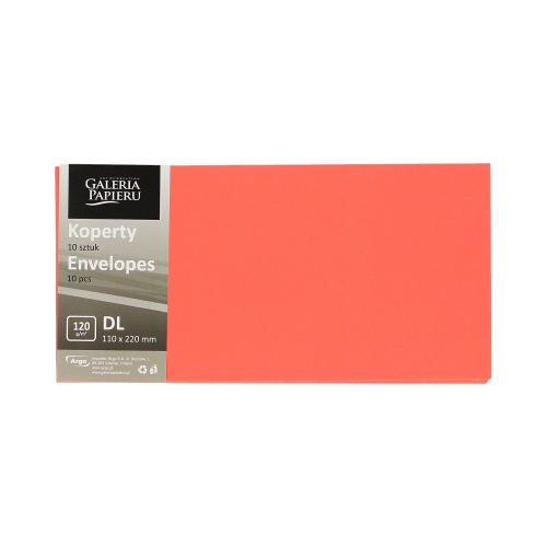 Koperty DL koralowe gładkie 120g (10)