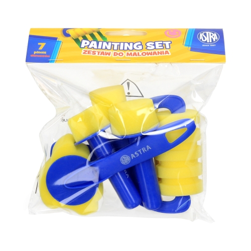 Zestaw do malowania - gąbki i wałki - 7szt. nr1 ASTRA 315024002