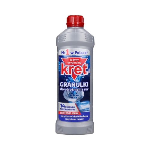 Udrażniacz do rur granulki 560g Kret