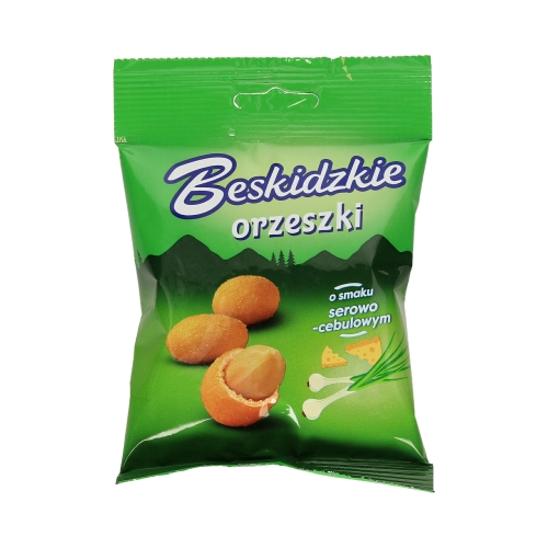 Orzeszki o smaku serowo-cebulowym 70g Beskidzkie