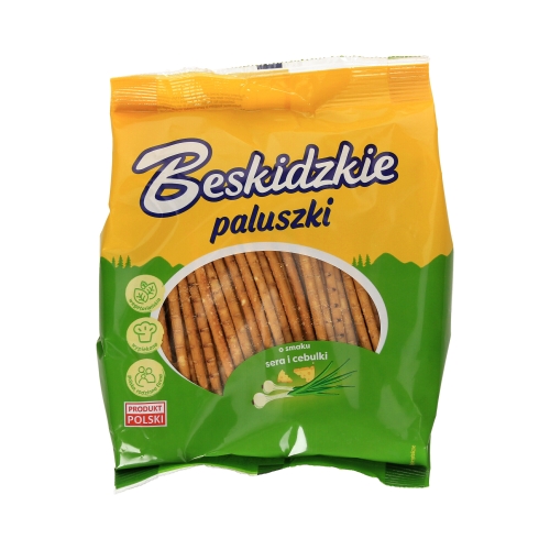 Paluszki smak sera i cebulki 180g Beskidzkie