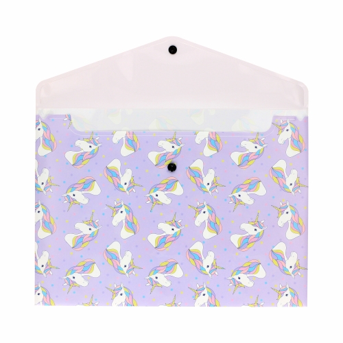 Teczka kopertowa A4/PP nadruk Unicorn Biurfol