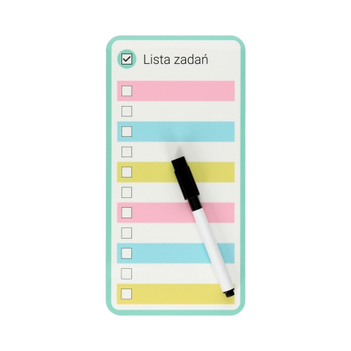Planer magnetyczny 11x22 lista zadań + marker Biurfol