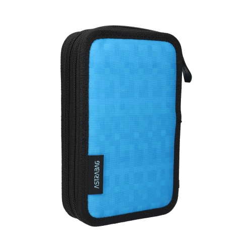 Piórnik z wyposażeniem podwójny Blue Pixel Astrabag