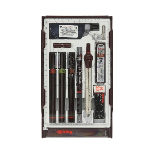 Isograph 0.1/0.3/0.5mm zestaw Combi Rotring Master S0699420