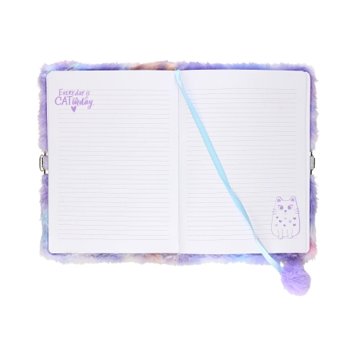 Pamiętnik z kłódką A5/96 Włochacz MLF Cat