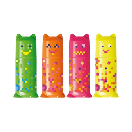 Zakreślacz 1-5mm 4kol Mini Pixel Fluo Maped 743602