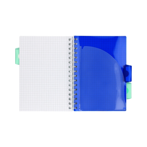 Kołozeszyt A5/100 kratka Pukka Pad Project Book Seafoam morski