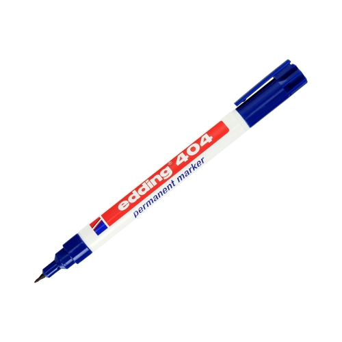 Marker permanentny 0.75mm niebieski okrągły Edding 404