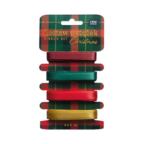 Wstążki 4kol 2m Christmas Interdruk