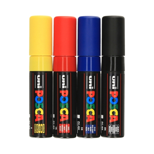 Marker plakatowy 8mm 4kol Posca PC8K