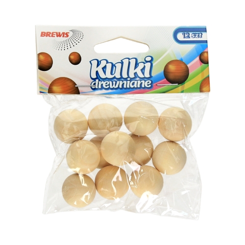 Kulki drewniane 20mm (12) Brewis KDN6
