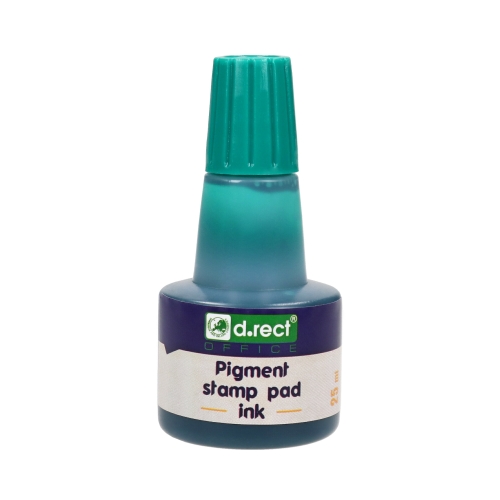 Tusz stemple 25ml zielony pigmentowy DRECT