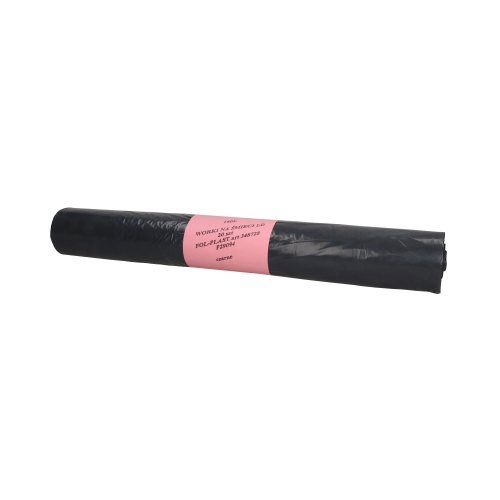 Worki na śmieci 160l czarne LDPE Fol-Plast (20)