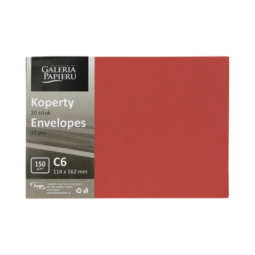 Koperty C6 czerwone Pearl 150g (10)