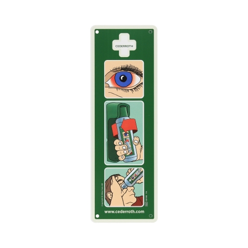 Uchwyt ścienny na płukankę do oczu Eye Wash Cederroth 7200